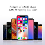 650 Supporto per navigazione con presa d'aria con staffa a gravità per telefono cellulare montato su veicolo, Silver, Black, Paste Silver, Paste Black