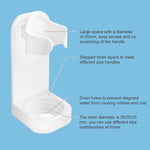 Portaspazzolino elettrico da 5 pezzi Portaspazzolino universale per bagno, Electric Toothbrush Holder 1