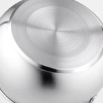 Pentola per zuppa extra spessa di grande capacità a forma di tamburo in acciaio inossidabile Si Gang da 24 cm, 24 CM