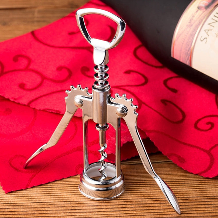Gadget da cucina per apribottiglie per vino rosso multifunzionali in lega di zinco da 2 pezzi, Zinc Alloy Bottle Opener