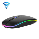 Mouse wireless Bluetooth silenzioso retroilluminato 3 tasti