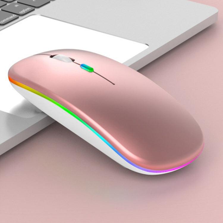 Mouse wireless dual mode Bluetooth silenzioso retroilluminato a 3 tasti