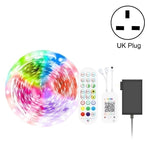 Tuta Bluetooth Smart Music Sound Control Striscia luminosa Impermeabile 5050 RGB Atmosfera colorata Striscia luminosa a LED con telecomando a 24 tasti, 5M 150 LEDs, 5M 300 LEDs, 10M 300 LEDs, 10M 600 LEDs, 15M 450 LEDs, 20M 360 LEDs