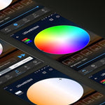 Tuta Bluetooth Smart Music Sound Control Striscia luminosa Impermeabile 5050 RGB Atmosfera colorata Striscia luminosa a LED con telecomando a 24 tasti, 30M 540 LEDs