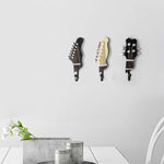 Gancio per decorazione domestica a forma di chitarra da 3 pezzi, Guitar Shape Hook