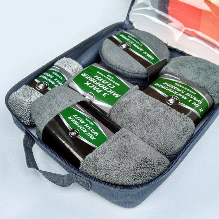 Kit di pulizia per autolavaggio 9 in 1 Forniture per autolavaggio Strumenti per autolavaggio, Gray
