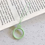 Corda in silicone per disco U e smartphone con cordino