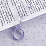 Corda in silicone per disco U e smartphone con cordino