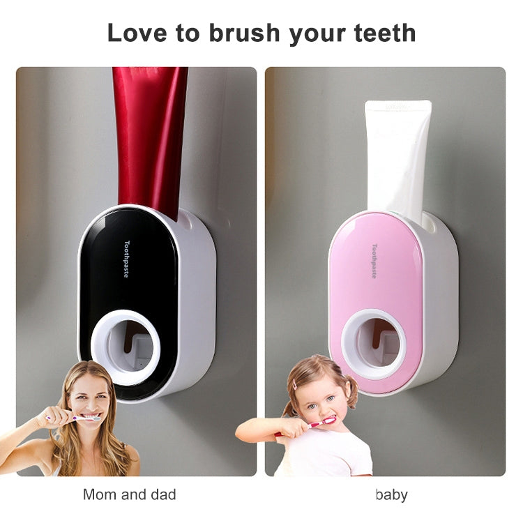 Portadentifricio a parete con spremitura automatica del dentifricio