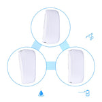 Dispenser automatico di sapone in schiuma a induzione a parete per uso domestico Lebath per bambini, Wall-mounted USB Dispenser