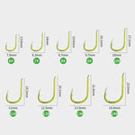 2 set di ganci doppi ISEAMA Gancio esplosivo Alimentatore per carpe bighead per asta a mano e asta da lancio, 6, 7, 8, 9, 10, 11, 12, 13, 14