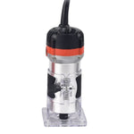 Macchina per la lavorazione del legno Rifilatrice elettrica multifunzionale Fresatrice per legno Stozzatrice Strumenti per incisione Spina europea, 600W Plastic Body, 720W Aluminum Body