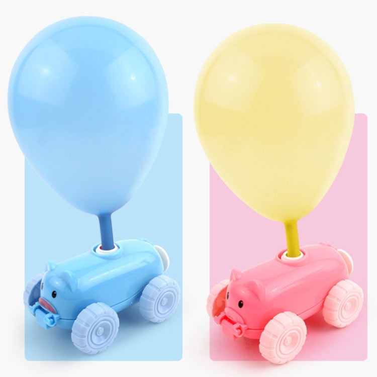 Piggy Air Powered Balloon Car Friction Car Giocattolo intellettuale per bambini