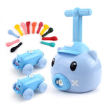 Piggy Air Powered Balloon Car Friction Car Giocattolo intellettuale per bambini