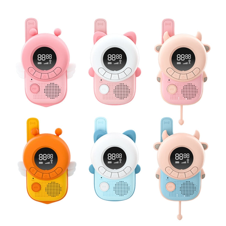 K22 Trasmissione vocale per bambini Walkie-Talkie Comunicazione wireless portatile Giocattoli educativi interattivi genitore-figlio all'aperto, Stile:, Without Battery