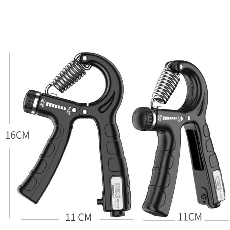 Dispositivo per l'allenamento della forza delle dita con pinza di conteggio meccanica regolabile da 2 pezzi 5-60 kg, 5-60kg Black, 5-60kg Green