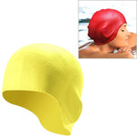 Cuffia da nuoto impermeabile con protezione per le orecchie in silicone per adulti con capelli lunghi, Long Hair Swimming Cap(Black), Long Hair Swimming Cap(Blue), Long Hair Swimming Cap(Pink), Long Hair Swimming Cap(Silver)                            ...