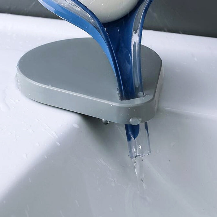 5 pezzi di scatola portasapone trasparente per scarico foglie, ventosa per punzonatura gratuita per bagno creativo