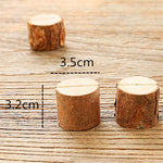 10 pezzi di ceppo di registro, porta note, clip per foto, casa creativa, ornamenti decorativi fai da te, oggetti di scena