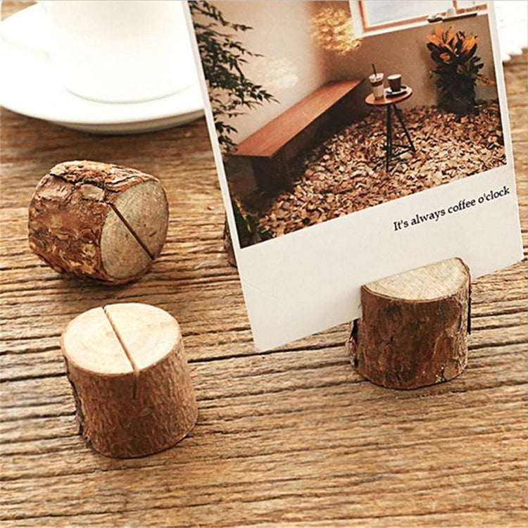 10 pezzi di ceppo di registro, porta note, clip per foto, casa creativa, ornamenti decorativi fai da te, oggetti di scena