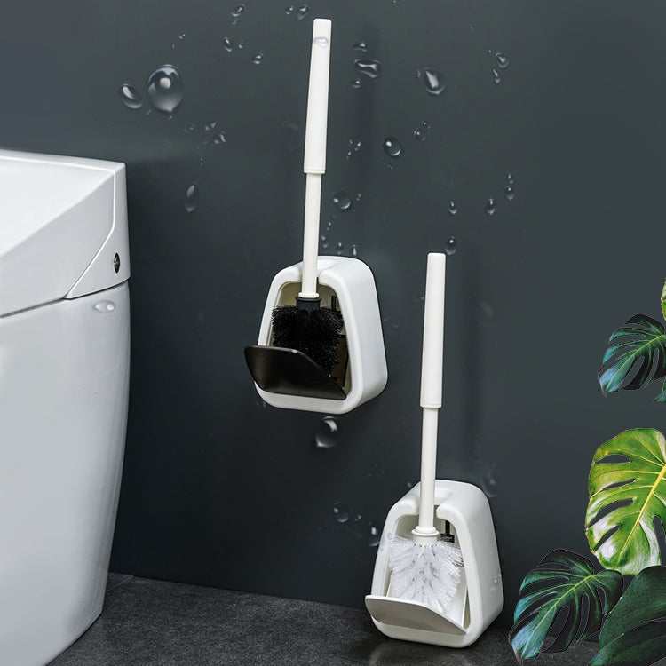 Scopino per WC a parete da 2 pezzi. Semplice spazzola per la pulizia del bagno senza perforazione