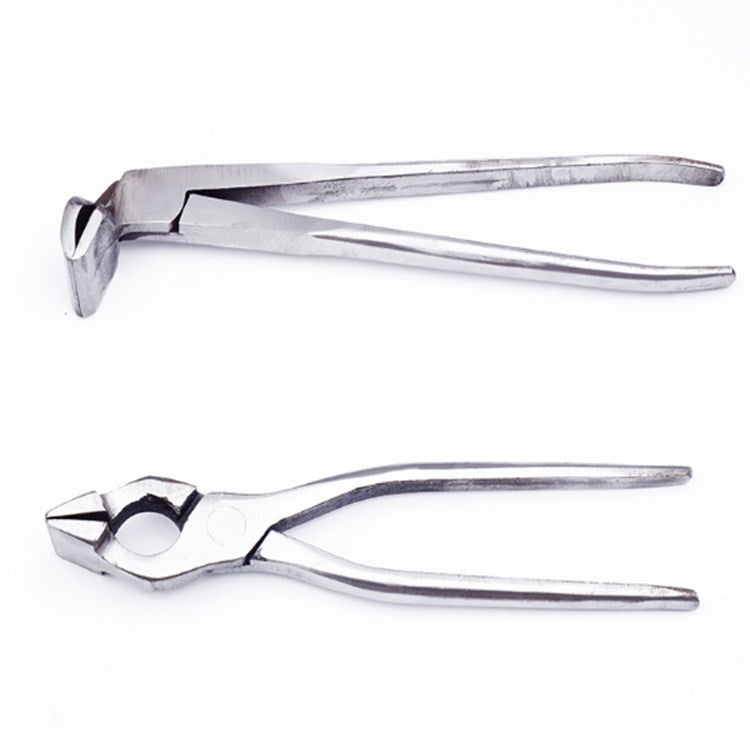 Pinze per scatole superiori Pinze per bagagli in pelle Borse Portafogli Strumenti per la creazione di pinze per zaini, Straight Head, Elbow Head