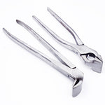 Pinze per scatole superiori Pinze per bagagli in pelle Borse Portafogli Strumenti per la creazione di pinze per zaini, Straight Head, Elbow Head