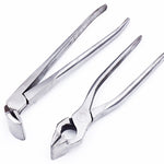 Pinze per scatole superiori Pinze per bagagli in pelle Borse Portafogli Strumenti per la creazione di pinze per zaini, Straight Head, Elbow Head