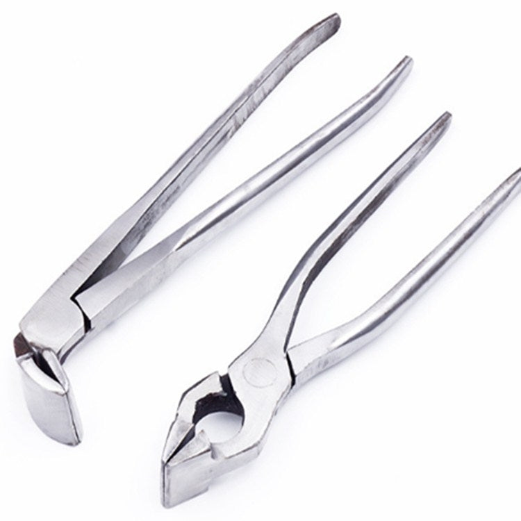 Pinze per scatole superiori Pinze per bagagli in pelle Borse Portafogli Strumenti per la creazione di pinze per zaini, Straight Head, Elbow Head