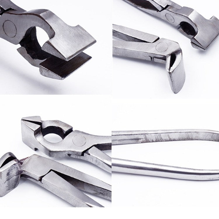 Pinze per scatole superiori Pinze per bagagli in pelle Borse Portafogli Strumenti per la creazione di pinze per zaini, Straight Head, Elbow Head