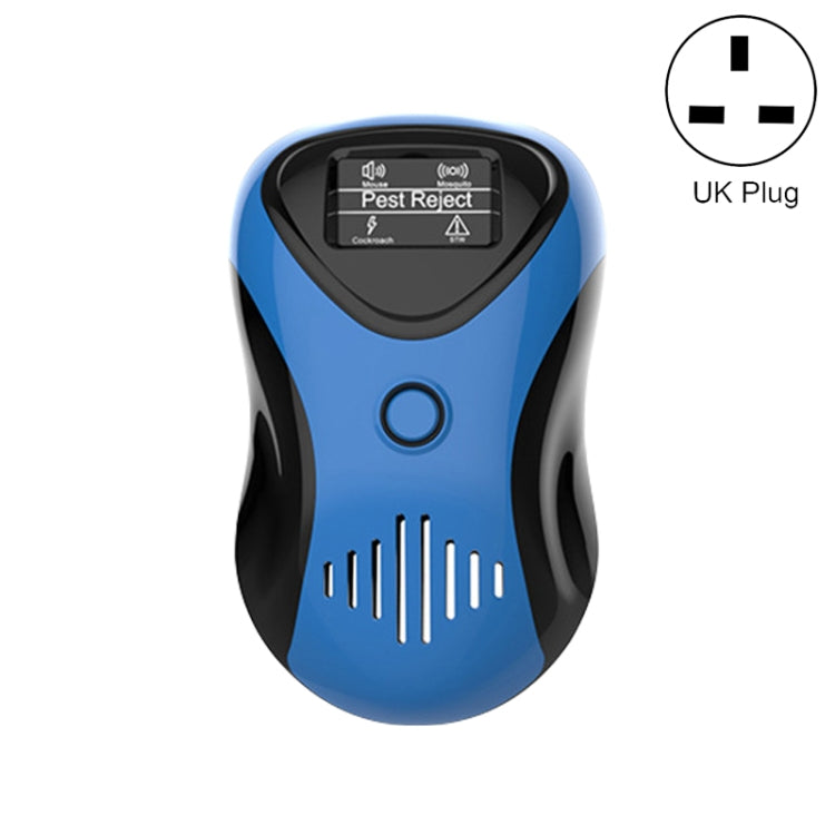 Repellente per topi multifunzionale ad ultrasuoni Repellente per insetti silenzioso a risparmio energetico, Black White+UK Plug, Black White+US Plug, Black White+EU Plug, Blue Black+UK Plug, Blue White+UK Plug, Blue Black+US Plug, Blue White+US Plug   ...