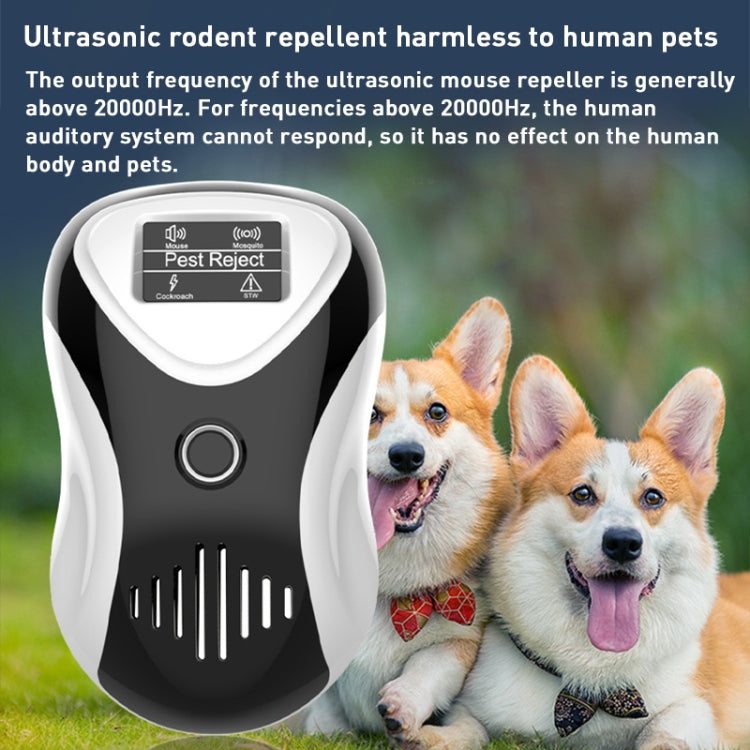 Repellente per topi multifunzionale ad ultrasuoni Repellente per insetti silenzioso a risparmio energetico, Black White+UK Plug, Black White+US Plug, Black White+EU Plug, Blue Black+UK Plug, Blue White+UK Plug, Blue Black+US Plug, Blue White+US Plug   ...