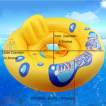 Seggiolino da nuoto anti-indietro per neonati Anello da nuoto gonfiabile per bambini, Inner Ring Diameter: 36cm