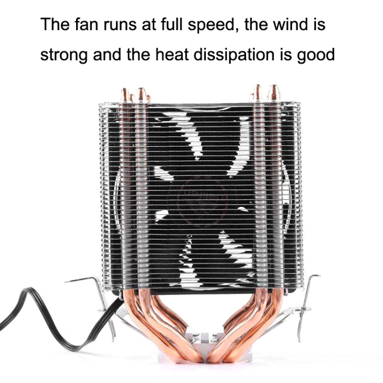 Radiatore CPU a tubo di rame per computer desktop 6 Super silenzioso, 6 Tube PWM Single Fan, 6 Tube PWM Double Fan, 6 Tube Without Light 3-pin Single Fan, 6 Tube Without Light 3-pin Double Fan, 6 Tube Red Light 3-pin Single Fan                         ...