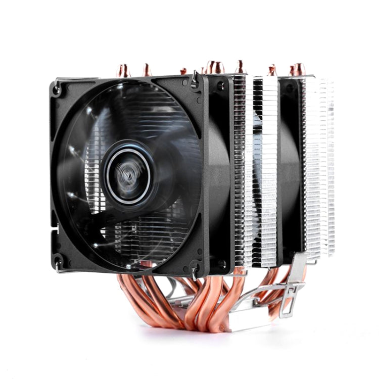 Radiatore CPU a tubo di rame per computer desktop 6 Super silenzioso, 6 Tube PWM Single Fan, 6 Tube PWM Double Fan, 6 Tube Without Light 3-pin Single Fan, 6 Tube Without Light 3-pin Double Fan, 6 Tube Red Light 3-pin Single Fan                         ...