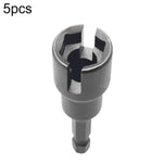 Chiave a bussola per bullone a farfalla con intaglio da 5 pezzi, Socket Wrench