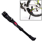 Cremagliera di parcheggio per supporto per piede per scala per auto con supporto singolo in lega di alluminio da 26 pollici per mountain bike, 26 Inch Black