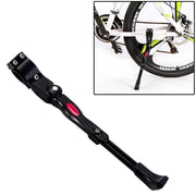 Cremagliera di parcheggio per supporto per piede per scala per auto con supporto singolo in lega di alluminio da 26 pollici per mountain bike, 26 Inch Black