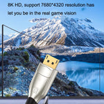 Cavo DisplayPort 1.4 8K 5 metri con connettore placcato oro