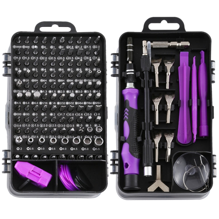 135 in 1 DIY Cell Phone Watch Repair Multifunction Screwdriver Set, 135 in 1 (Gray), 135 in 1 (Red), 135 in 1 (Purple)