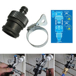 Giunto universale per morsetto da giardino per pistola ad acqua per lavaggio auto, capezzolo per rubinetto, 2 pezzi, Faucet Nipple