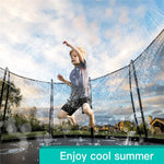 Irrigatore per trampolino speciale per l'irrigazione del trampolino da giardino, 12m