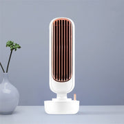 Ventilatore a torre per umidificazione retrò Ventilatore senza foglie USB Raffreddamento ad acqua Umidificazione a spruzzo Ventola di raffreddamento da tavolo