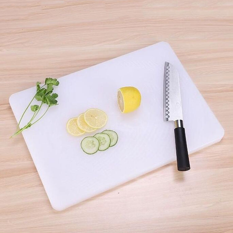 Tagliere antiscivolo per frutta quadrato multifunzionale su entrambi i lati in PE, 27x35x1cm, 27x35x2cm, 27x35x2.5cm, 27x35x3.5cm