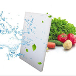 Tagliere antiscivolo per frutta quadrato multifunzionale su entrambi i lati in PE, 27x35x1cm, 27x35x2cm, 27x35x2.5cm, 27x35x3.5cm