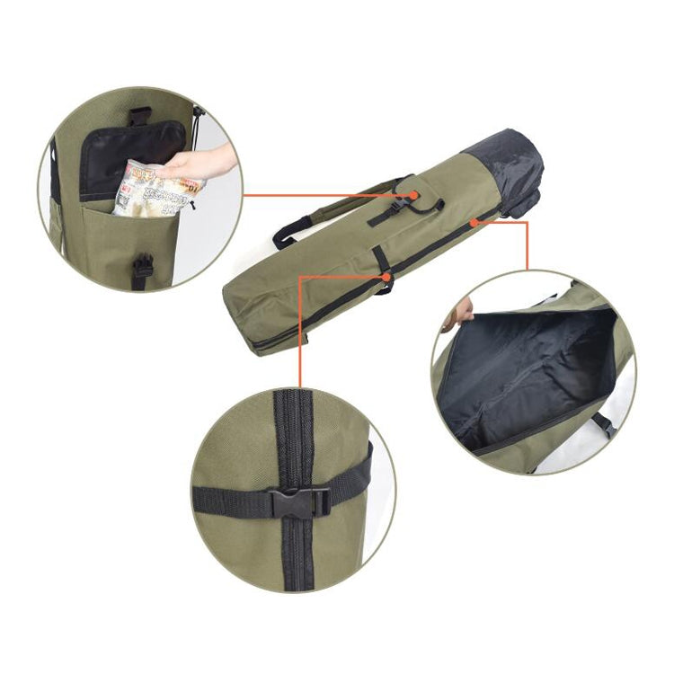 Borsa multifunzionale per canna da pesca Borsa per attrezzatura da pesca Forniture per la pesca, Dimensioni: 123x34 cm, Multifunctional Fishing Tackle Bag, Fishing Rod Bag