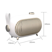 N301 Mini Riscaldatore da Ufficio Riscaldatore ad Aria Calda Silenzioso Riscaldatore per Camera da Letto Domestico, EU Plug, US Plug