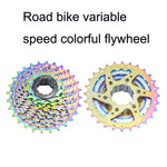 VG SPORTS Bicicletta leggera all'usura - Volano colorato resistente, 8 Speed 11-28T, 8 Speed 11-32T, 9 Speed 11-28T, 9 Speed 11-32T, 10 Speed 11-28T, 10 Speed 11-32T, 11 Speed 11-28T, 11 Speed 11-32T