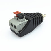Connettore audio RCA Lotus da 20 pezzi Tipo a pressione Testa maschio RCA Pulsante testa AV Lotus senza saldatura