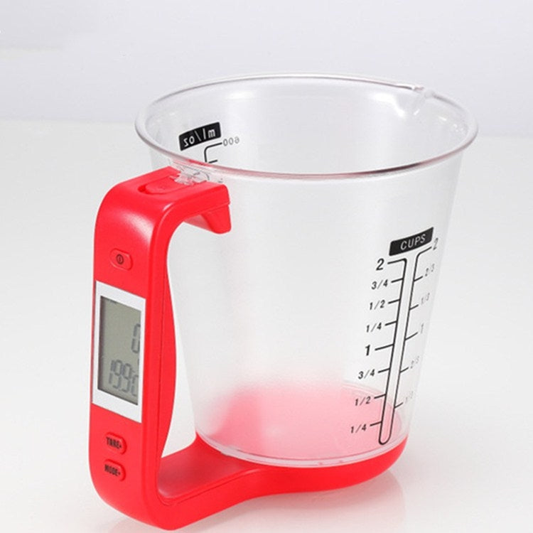 Bilance elettroniche da cucina da 1000 g/1 g. Misurino elettronico per cottura al forno. Strumento di misurazione fai da te, Red, Black